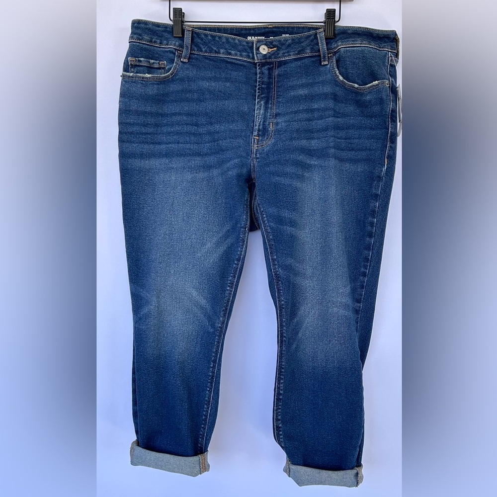 Old Navy Women’s Rockstar Super Skinny Mid Rise‎ Jeans Med Wash Size 20